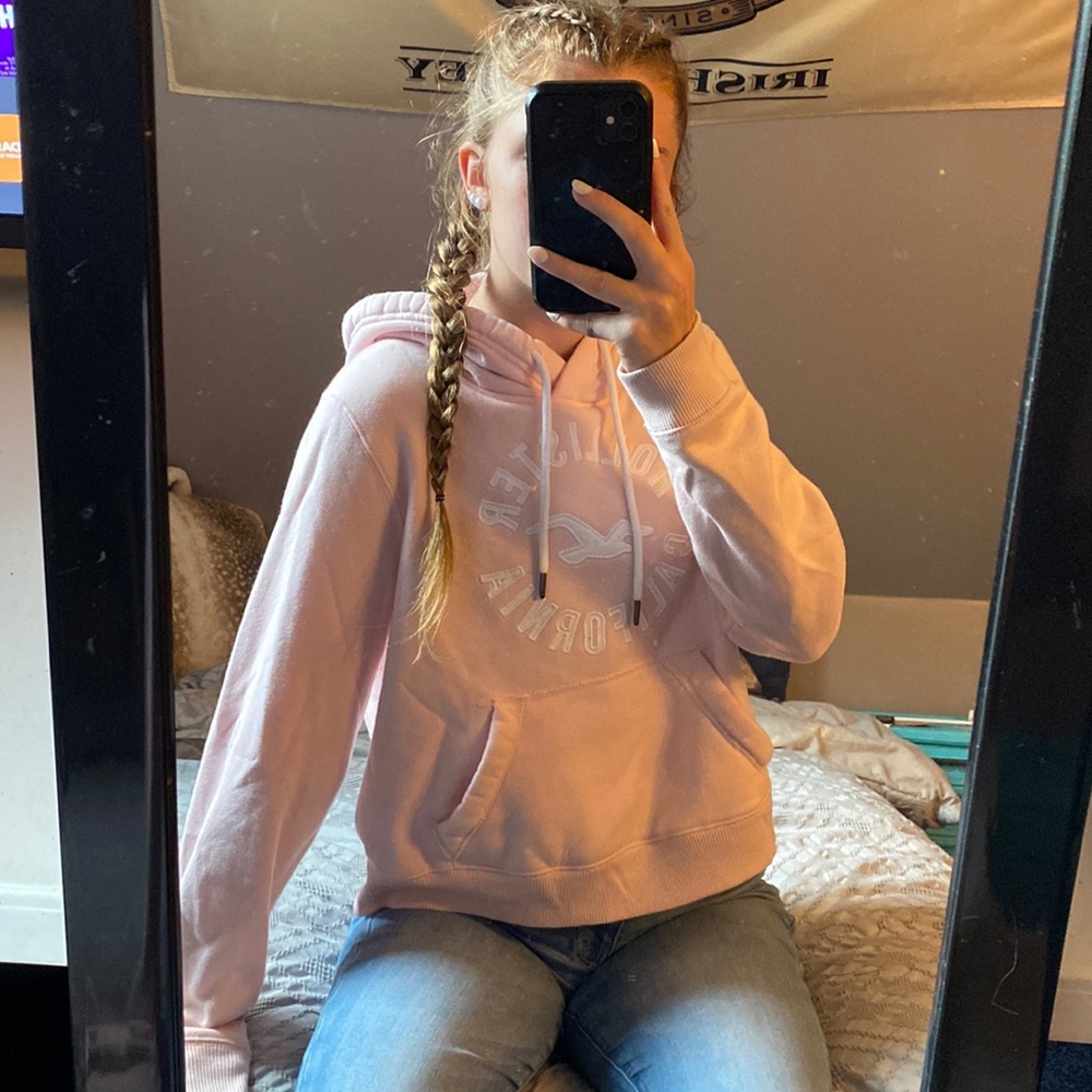 Pink Hollister Hoodie
